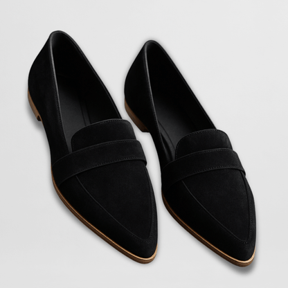 Zenaida Loafers with Soft Napped Finish
