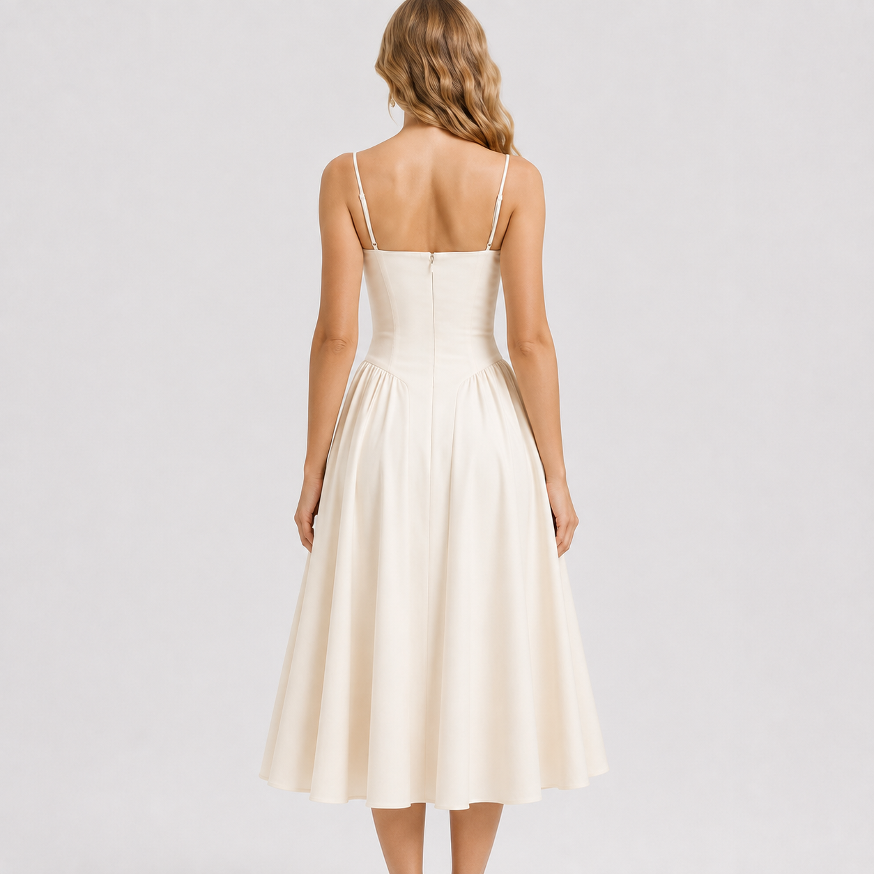 Vivienne Elegant Midi Dress