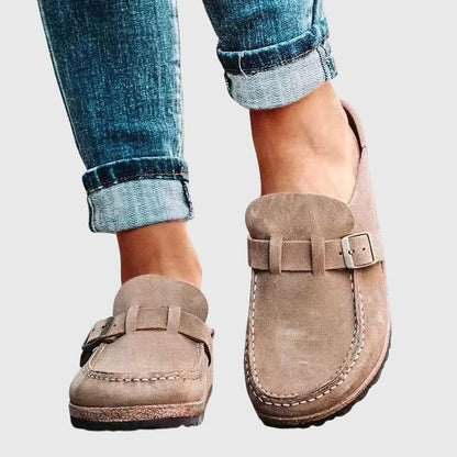 Jimena Buckle Strap Mule Clogs