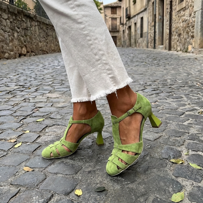 Ileana Strappy Block Heel Sandals