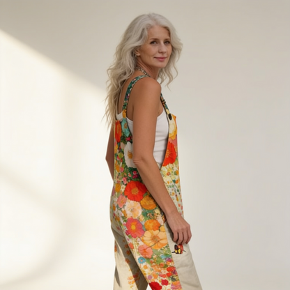 Habiba Floral Wide Leg Jumpsuit