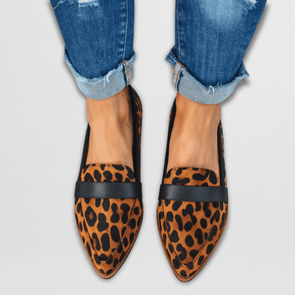 Zenaida Loafers with Soft Napped Finish