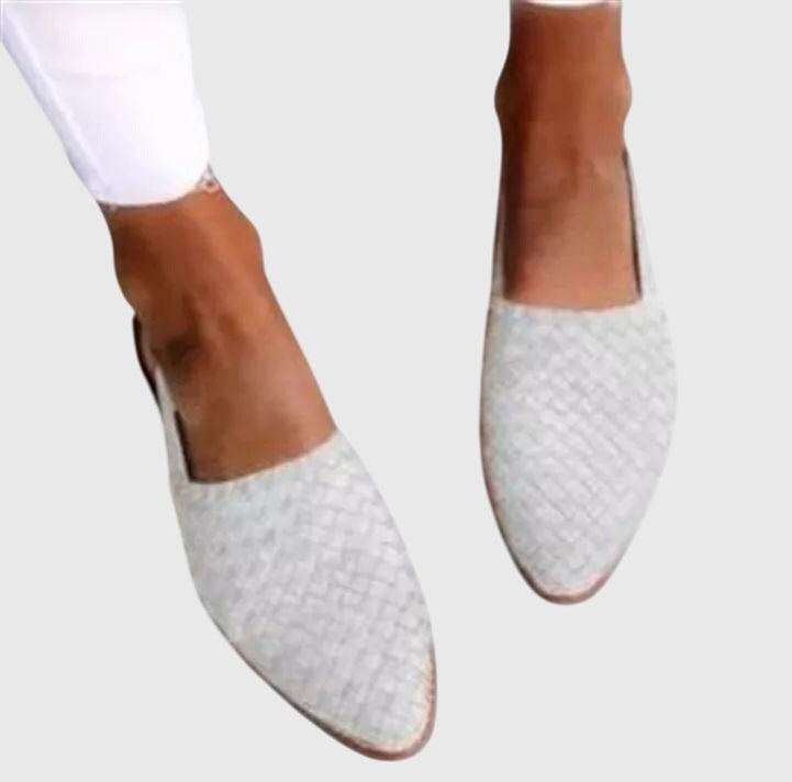 Kunigonde Woven Open Toe Loafers