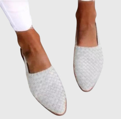 Kunigonde Woven Open Toe Loafers