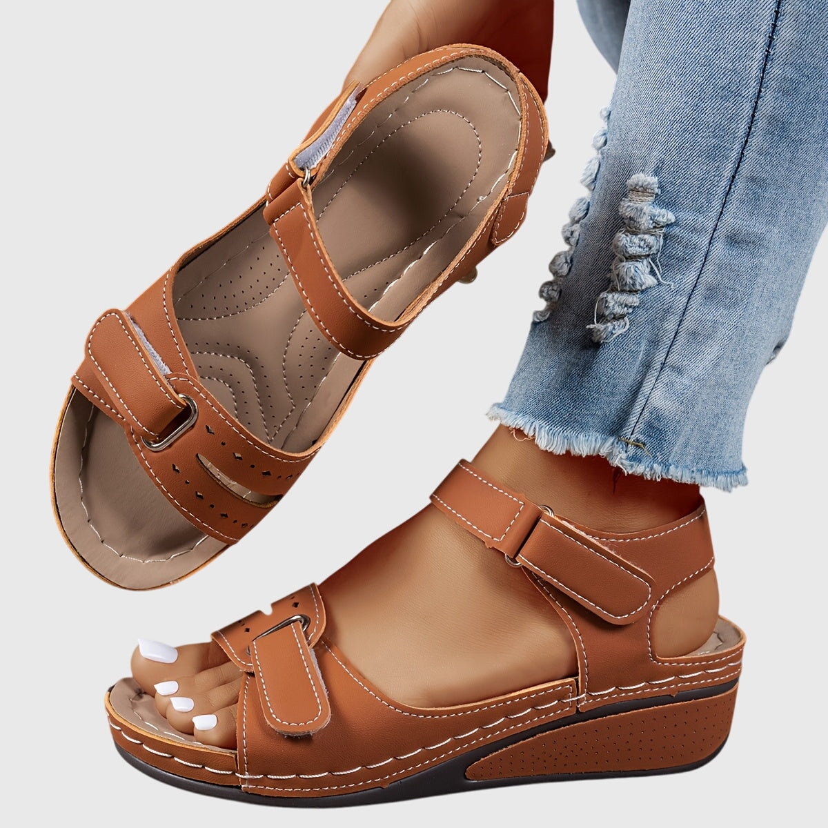 Mahiette Platform Wedge Sandals