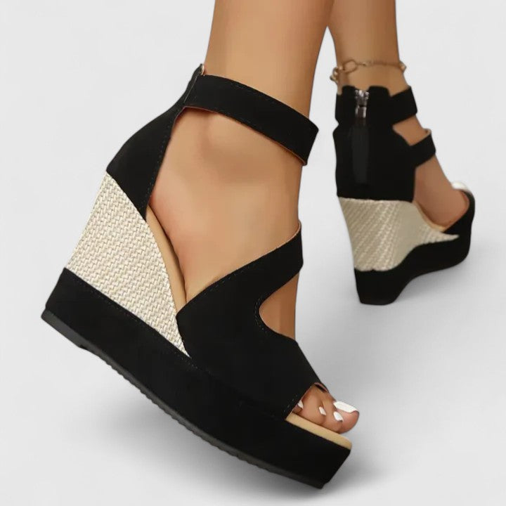 Fioralba Open Toe Wedge Sandals