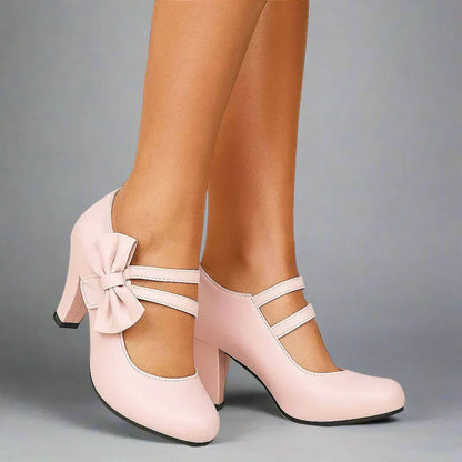 Aoibheann Mary Jane Block Heel Pumps