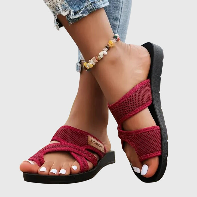 Sigrade Open Toe Crisscross Sandals