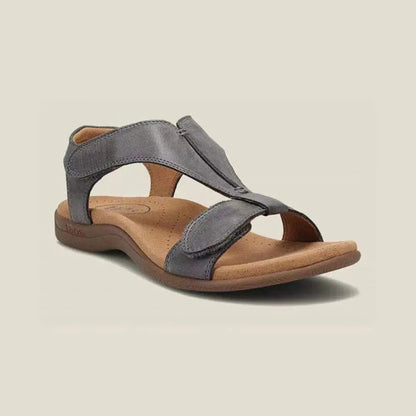 Haremburge Open Toe Velcro Strap Sandals