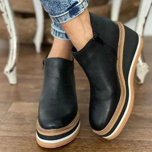Rodica Platform Slip-On Chelsea Boots