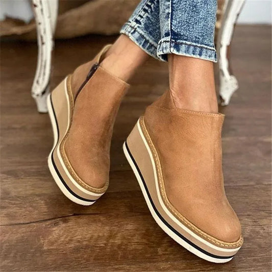 Rodica Platform Slip-On Chelsea Boots