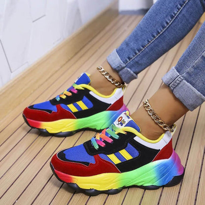 Tellervo Neon Chunky Platform Sneakers