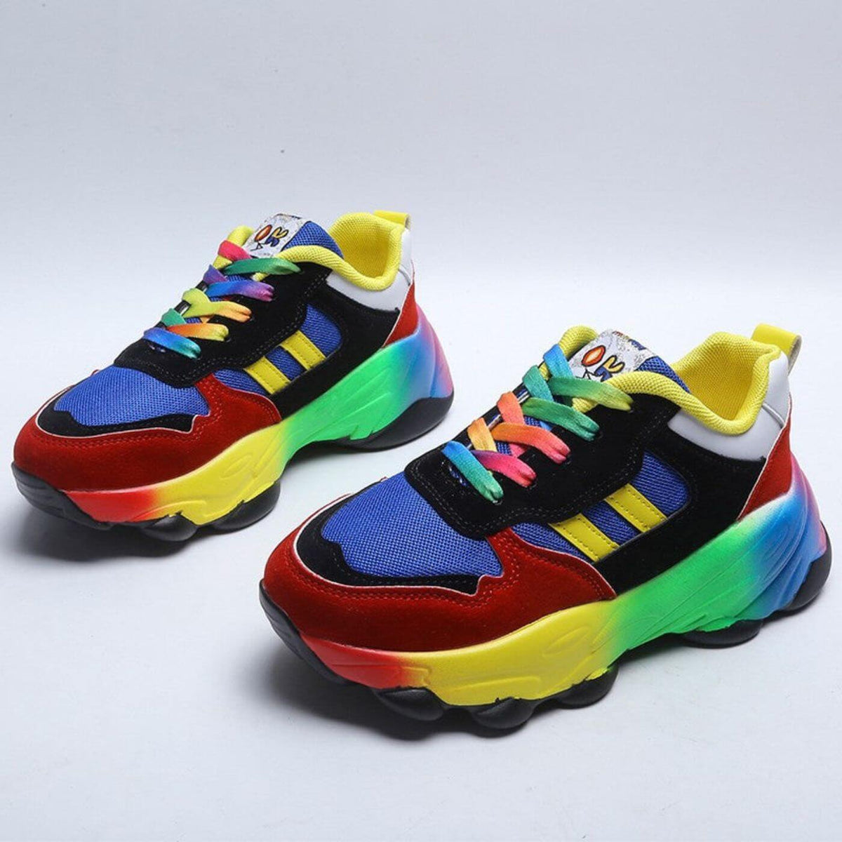 Tellervo Neon Chunky Platform Sneakers