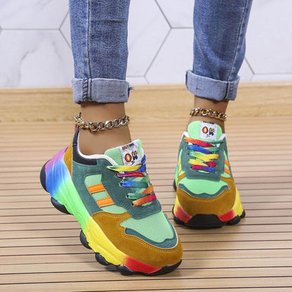 Tellervo Neon Chunky Platform Sneakers