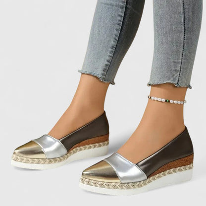 Lampronia Platform Espadrille Flats