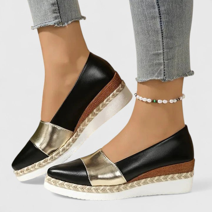 Lampronia Platform Espadrille Flats