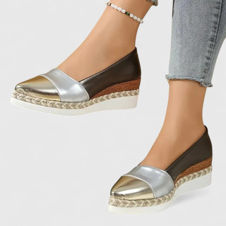 Lampronia Platform Espadrille Flats