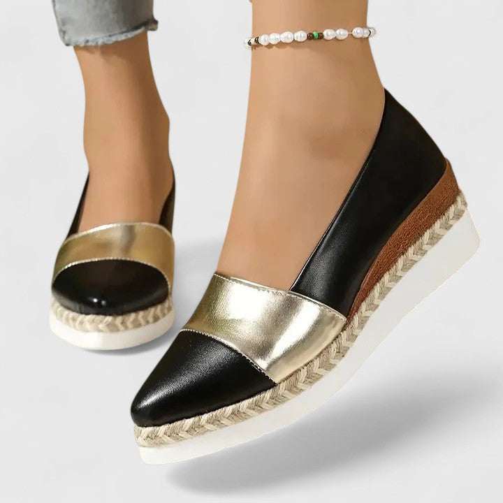 Lampronia Platform Espadrille Flats