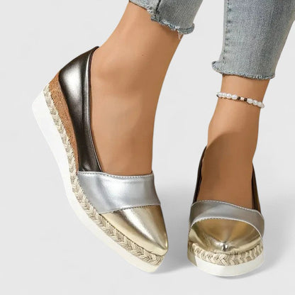 Lampronia Platform Espadrille Flats