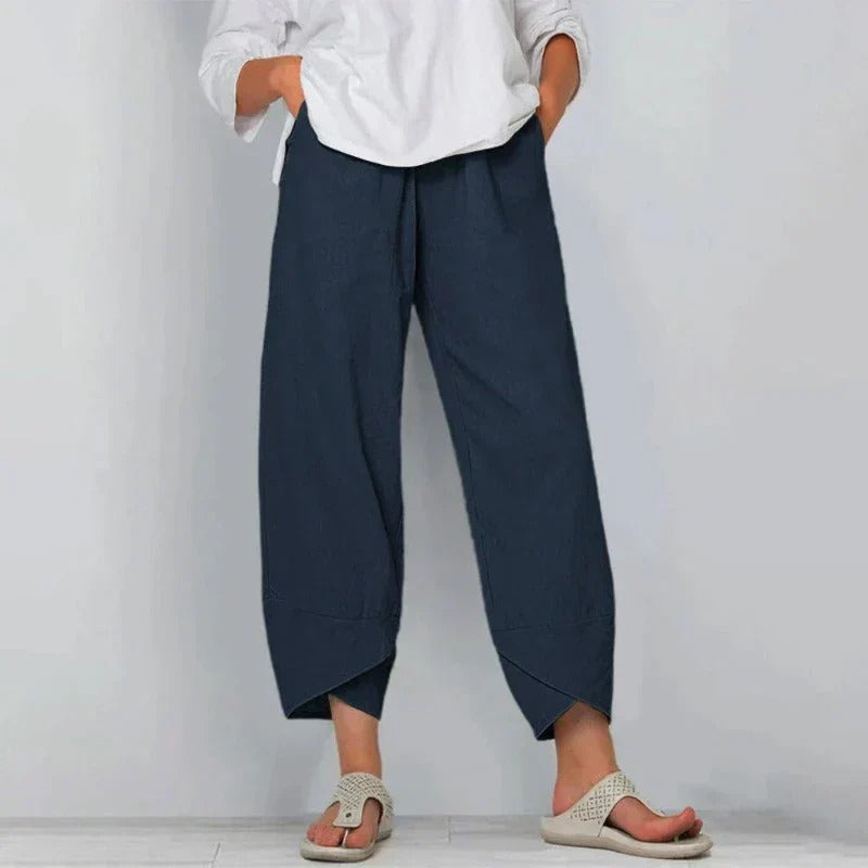 Rionach Cropped Wide Leg Trousers