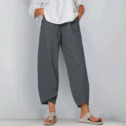 Rionach Cropped Wide Leg Trousers