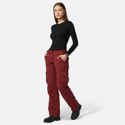 Dimitra Straight Leg Cargo Pants