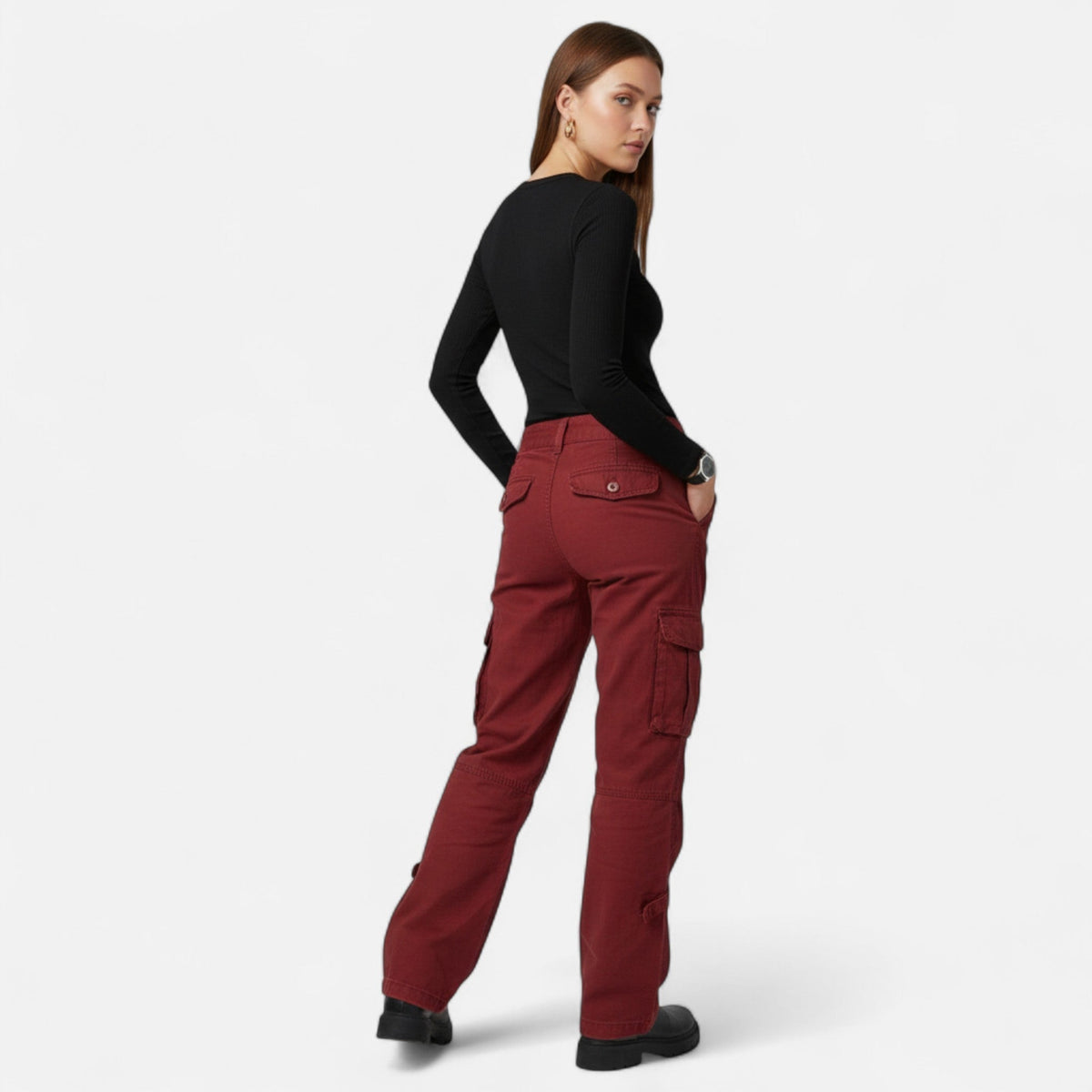 Dimitra Straight Leg Cargo Pants