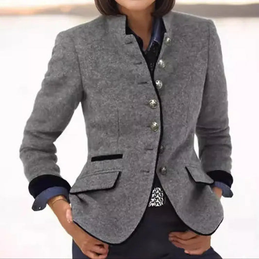 Symonne Blazer with Contrast Trim