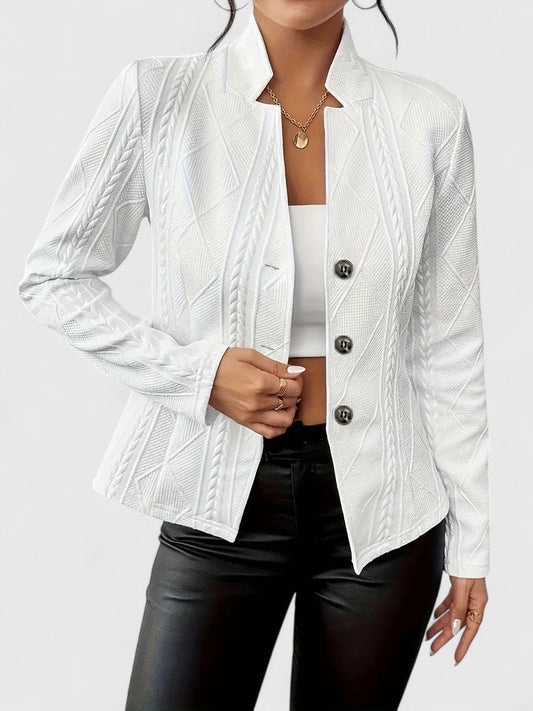 Merode Double-Breasted Quilted Blazer