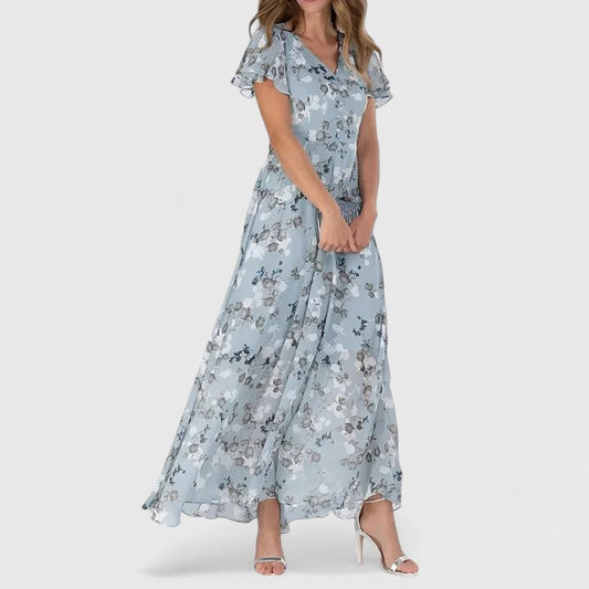 Cliona Floral Maxi Wrap Dress