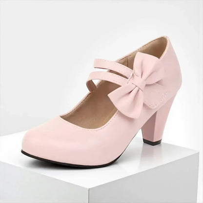 Aoibheann Mary Jane Block Heel Pumps