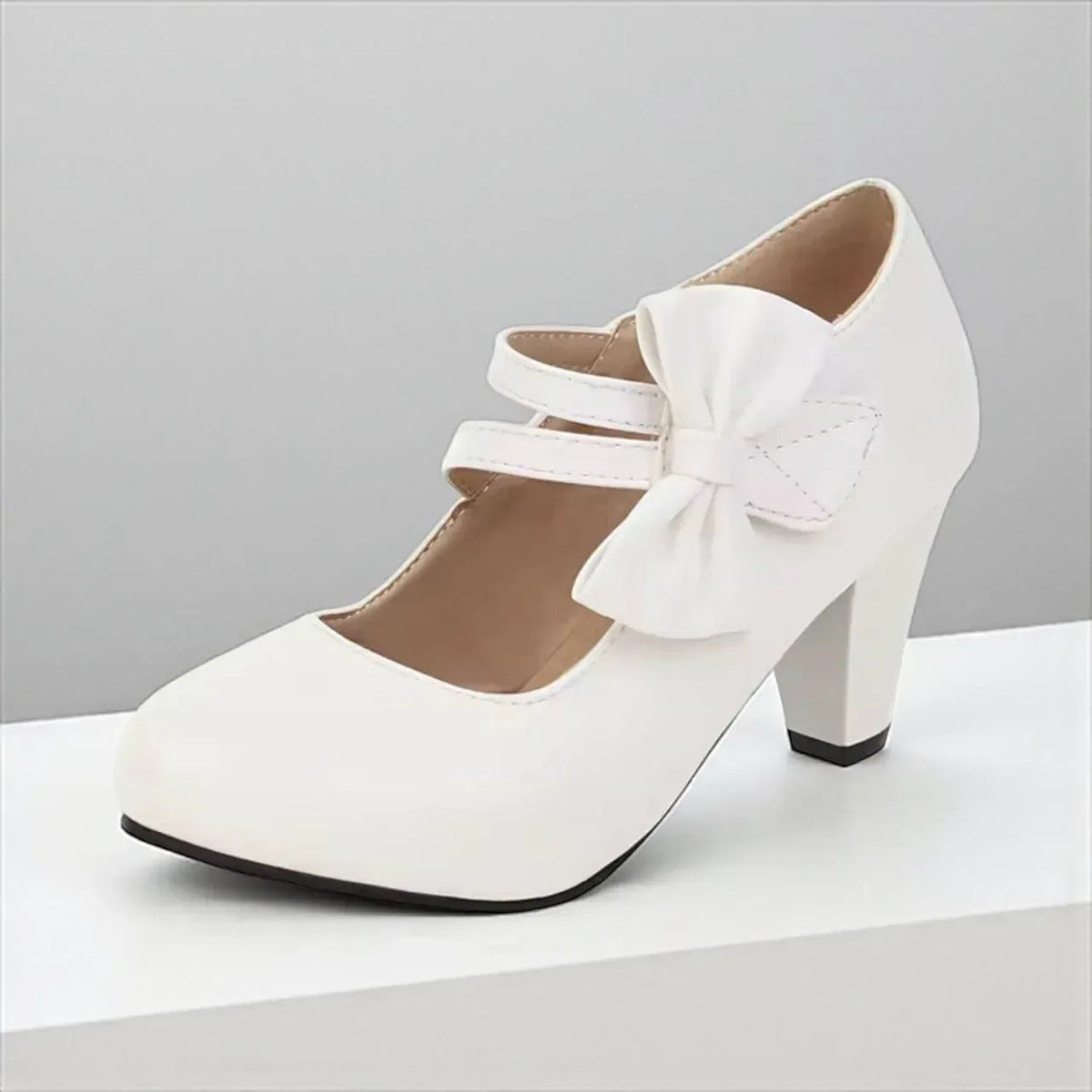 Aoibheann Mary Jane Block Heel Pumps