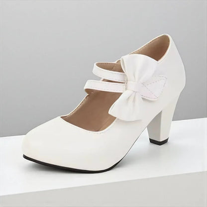 Aoibheann Mary Jane Block Heel Pumps