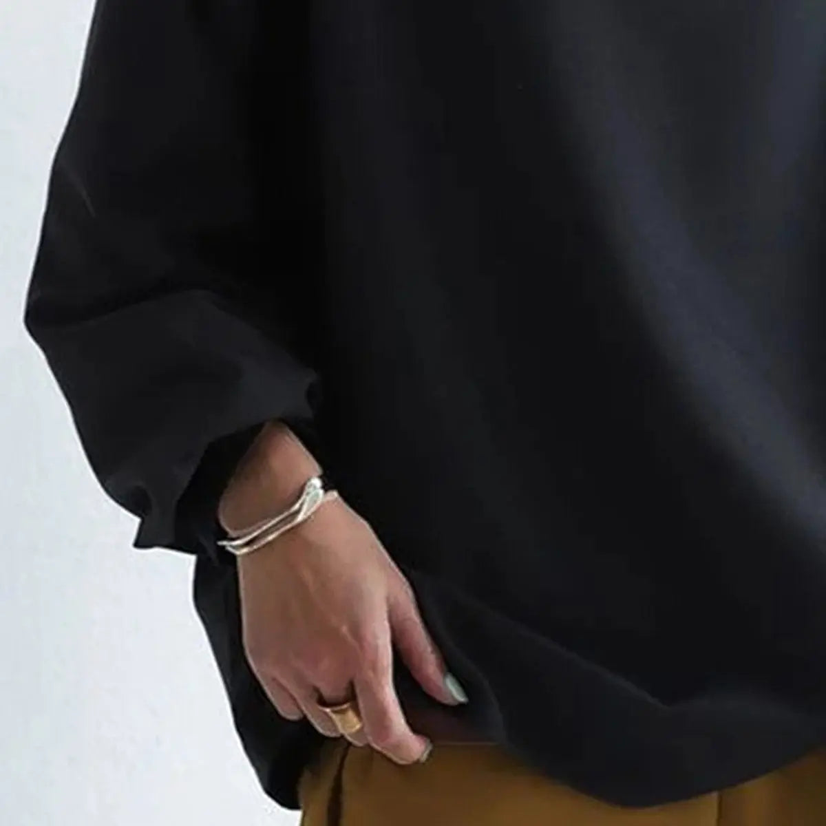 Oriette Oversized Roll Neck Knit Top