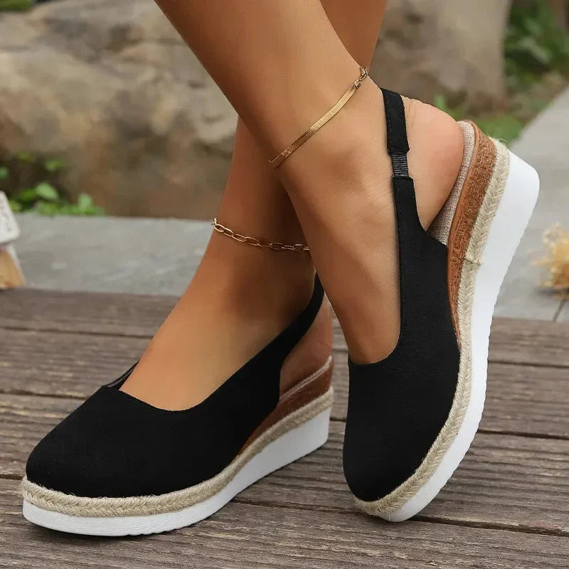 Peronne Platform Espadrille Slip-On Shoes