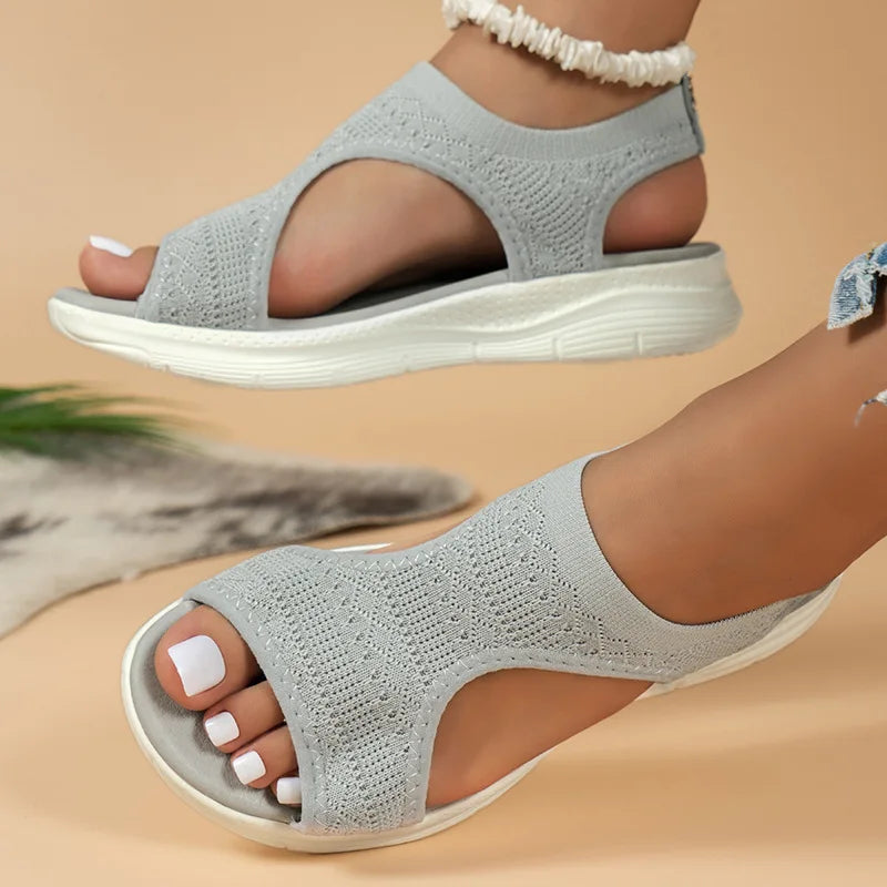 Livilla Knit Sport Sandals with Open Toe