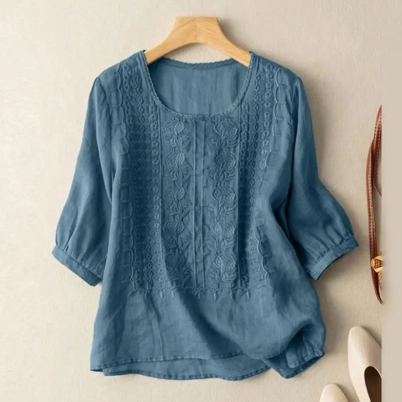 Grainne Floral Lace Relaxed Blouse