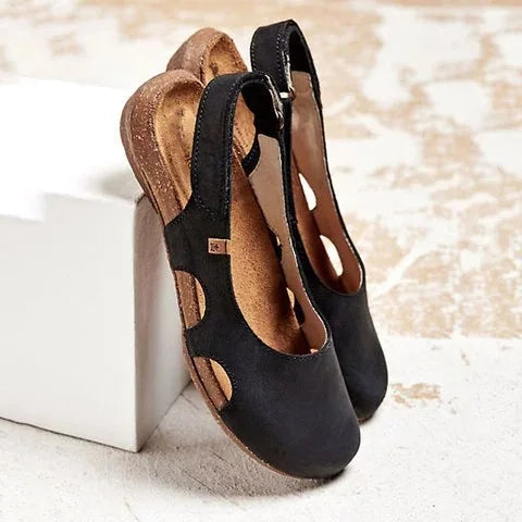 Eufrozyna Open Toe Ankle Strap Sandals