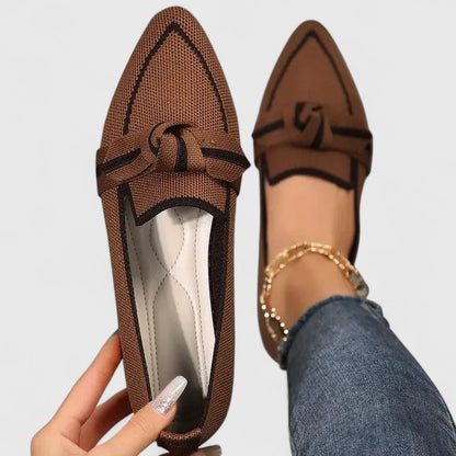 Isberge Pointed Toe Loafers