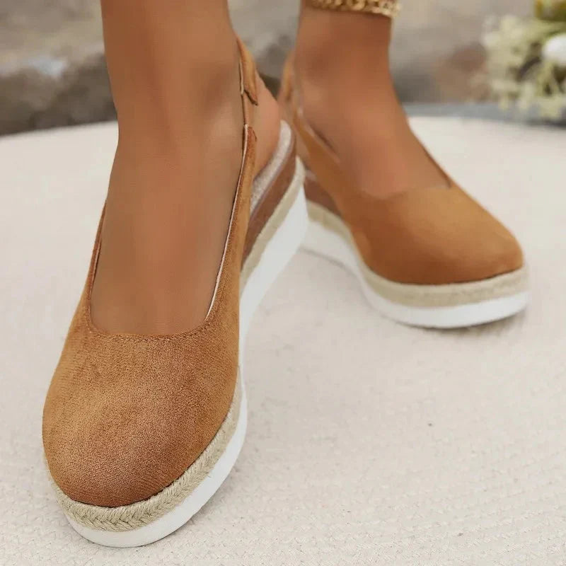 Peronne Platform Espadrille Slip-On Shoes