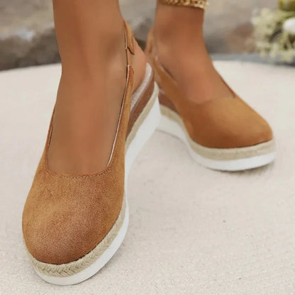 Peronne Platform Espadrille Slip-On Shoes