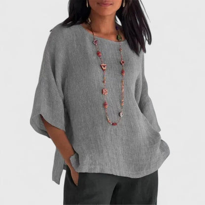 Pasquette Oversized Linen Blouse
