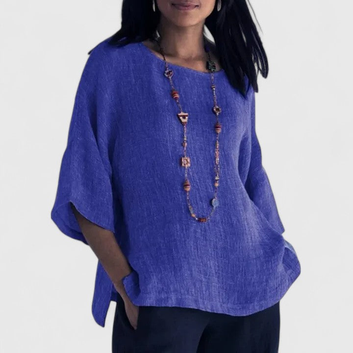 Pasquette Oversized Linen Blouse