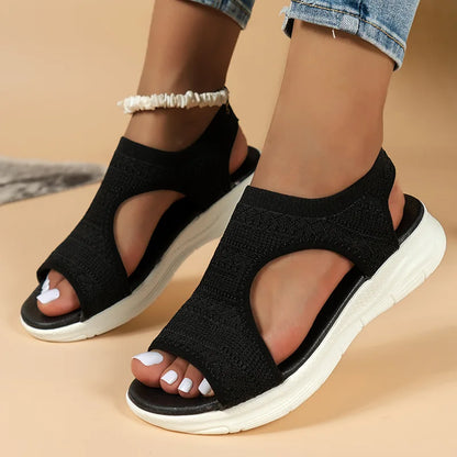 Livilla Knit Sport Sandals with Open Toe