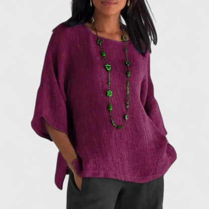 Pasquette Oversized Linen Blouse