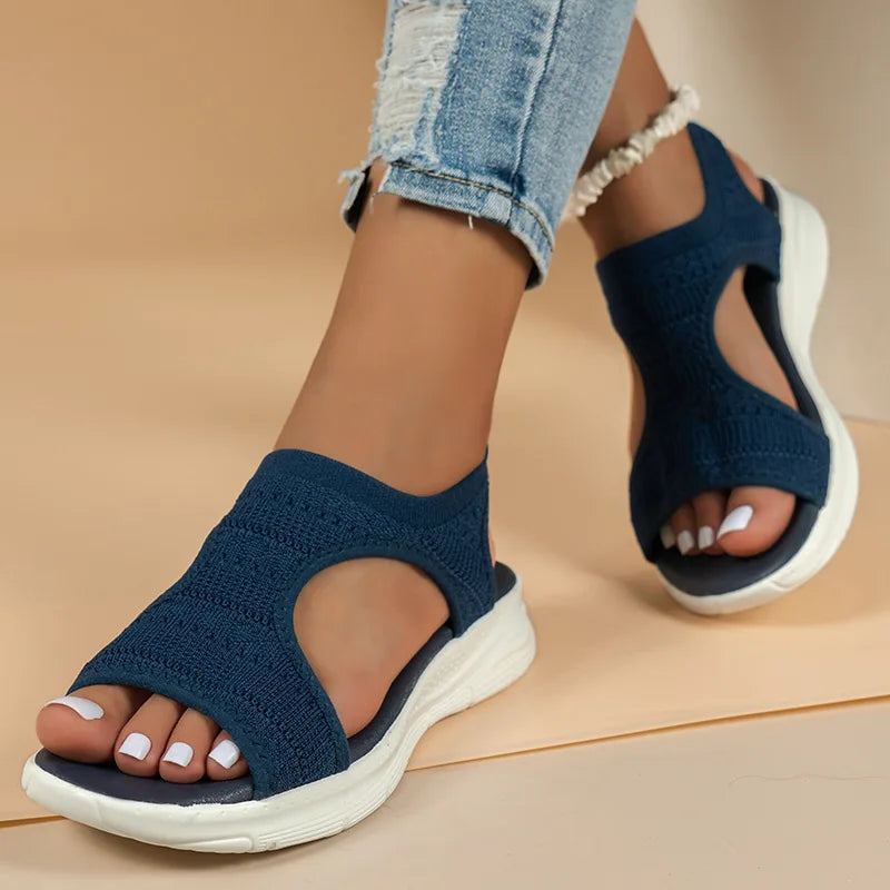 Livilla Knit Sport Sandals with Open Toe