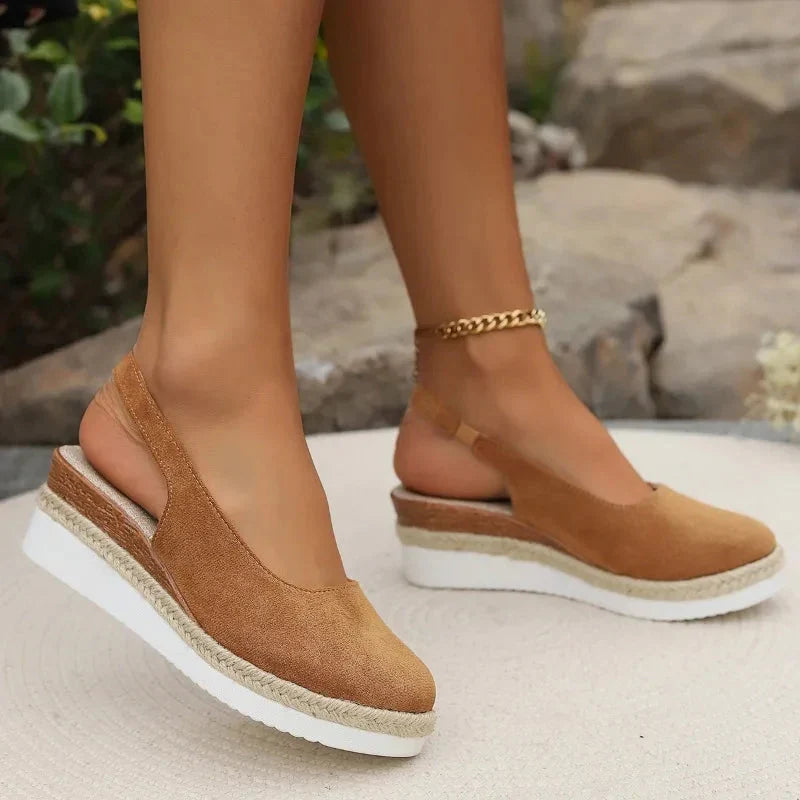 Peronne Platform Espadrille Slip-On Shoes