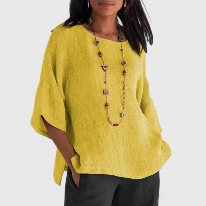 Pasquette Oversized Linen Blouse