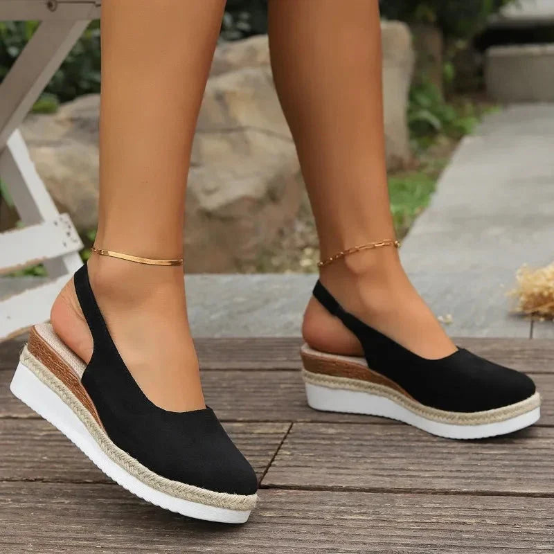 Peronne Platform Espadrille Slip-On Shoes