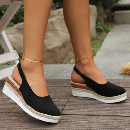 Peronne Platform Espadrille Slip-On Shoes